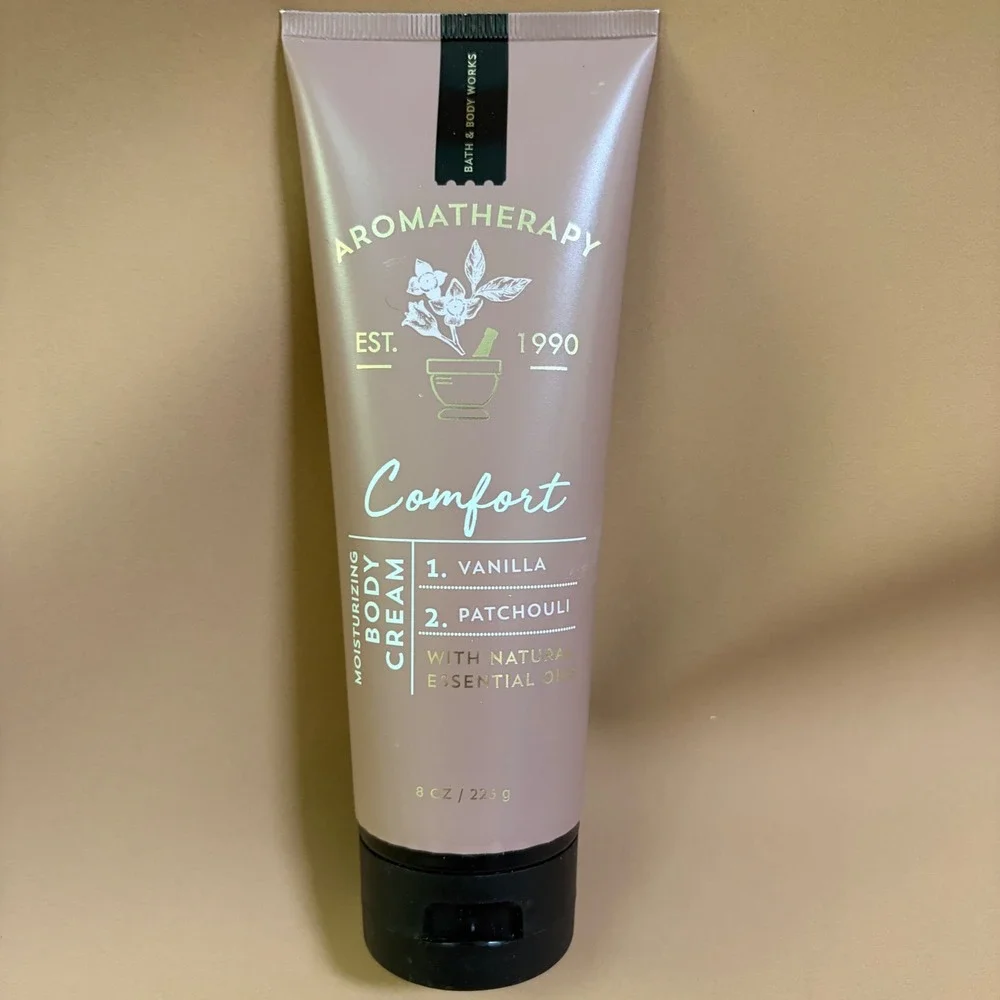 Bath & Body Works Aromatherapy Comfort Vanilla Patchouli Body Cream 8oz New Rare